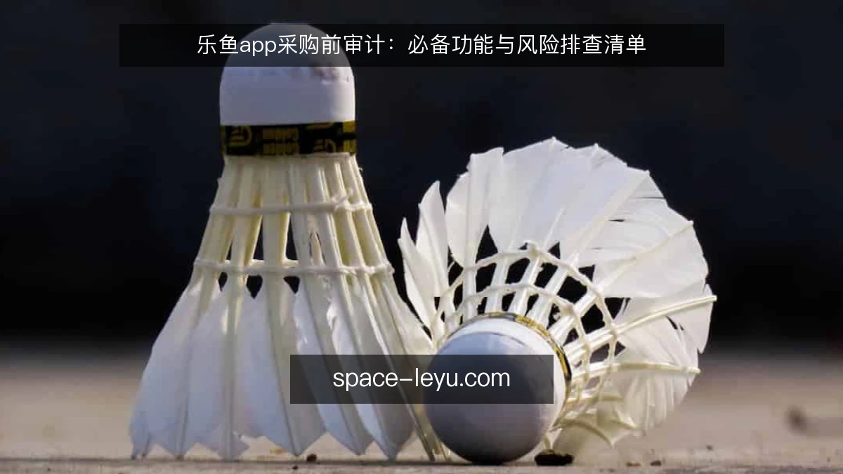 乐鱼app采购前审计：必备功能与风险排查清单